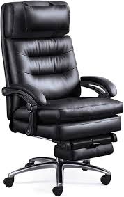 Silla Ejecutiva Ergonómica de Cuero para Oficina