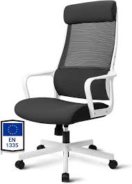Silla de Oficina Ergonómica MELOKEA con Reposacabezas Ajustable