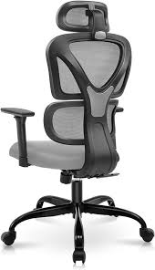 Silla de Oficina Ergonómica KERDOM con Reposabrazos 3D Ajustables