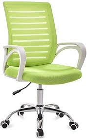 Silla Ergonómica Verde con Cojín y Ruedas Ajustables