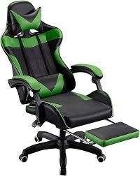 Silla Gamer Ergonómica JYCCH con Reposapiés y Soporte Lumbar