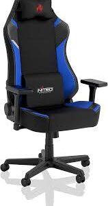 Silla Gaming Nitro Concepts X1000 - Negra/Azul - 135 kg