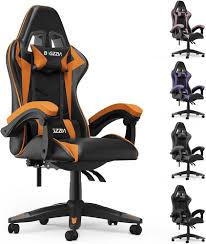 Silla Gaming Ergonómica Bigzzia en Cuero PU