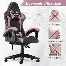 Silla Gaming Ergonómica Bigzzia en Cuero PU