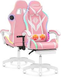 Silla Gaming Ergonómica con LED y Masaje