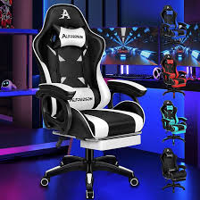 Silla Gaming Ergonómica con Masaje y Reposacabezas - Alfordson