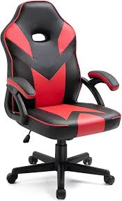 Silla Gaming Universal Roja con Reposabrazos - WELL HOME