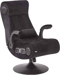 Silla Gamer X Rocker Deluxe Chenille 4.1 XL - Negra