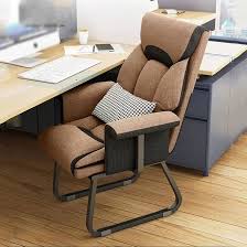 Silla Ergonómica de Tela Suave para Oficina y Hogar