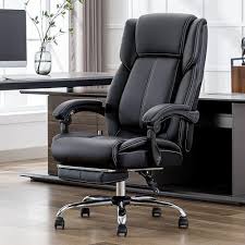 Silla Ejecutiva Negra LONXIU: Comodidad y Estilo para Oficina