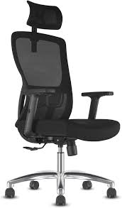 Silla Ergonómica de Oficina con Reposacabezas Ajustable