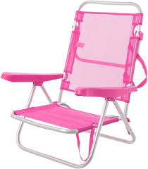 Silla de Playa Rosa Monty LOLAhome con Brazos